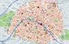 Mapa turístico de París - Francia